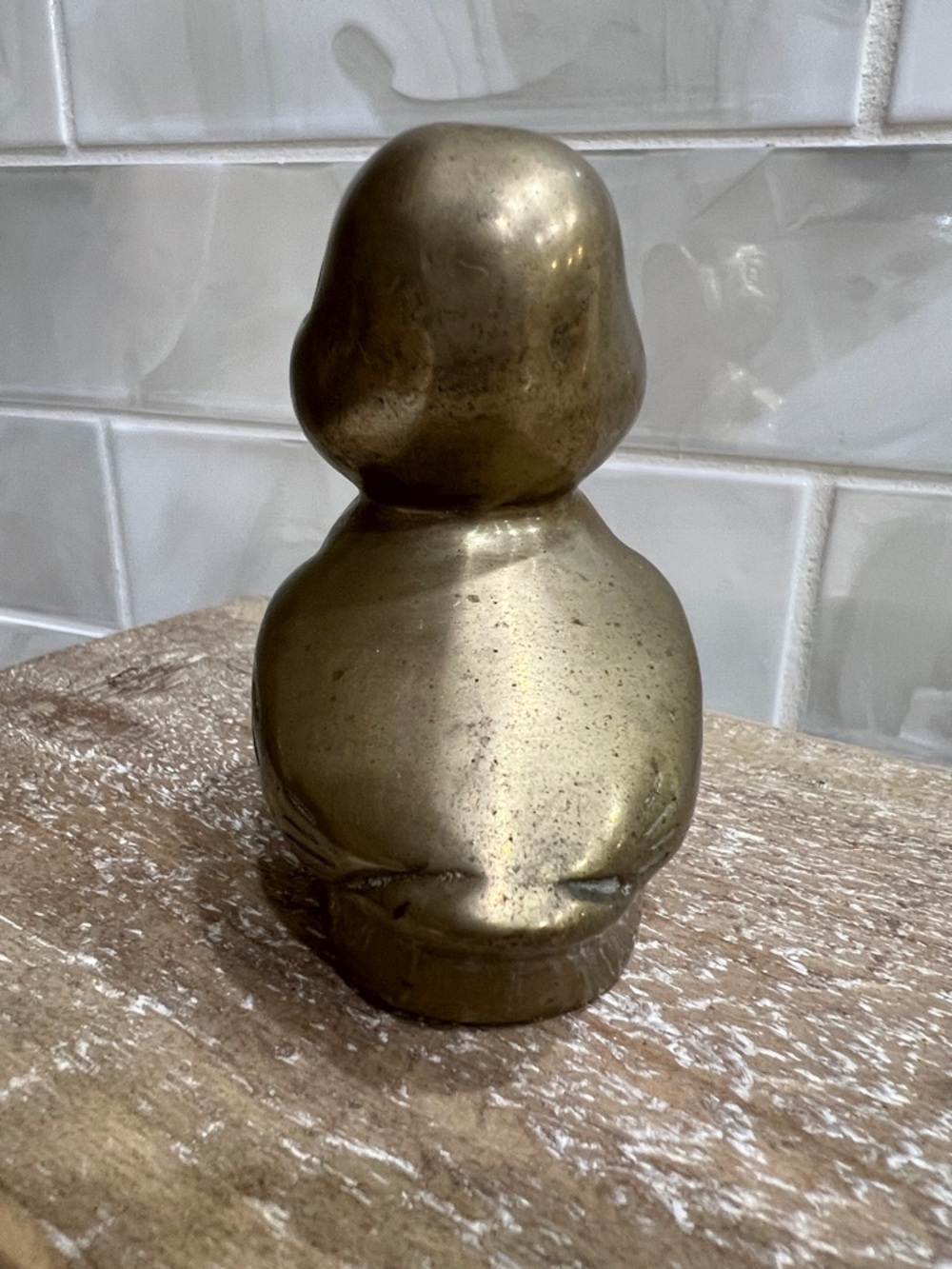 Vintage Brass Duck Figurine Hollow Mid Century Style Decor - Picture 2 of 7